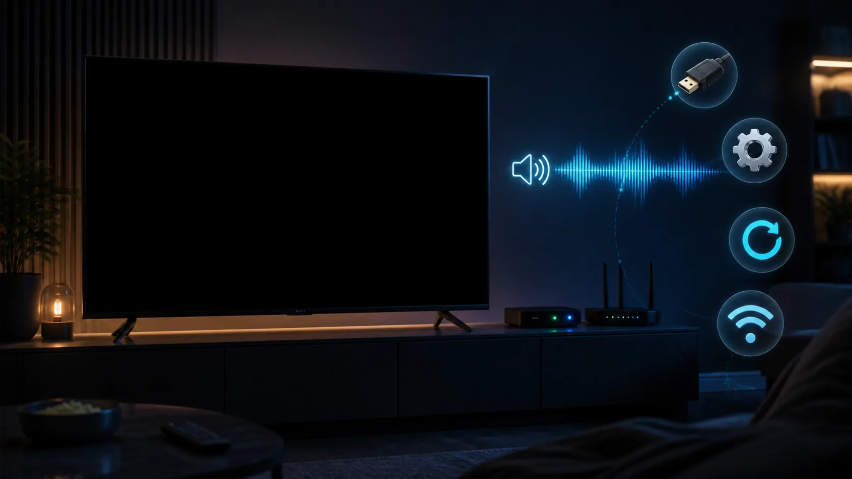 מסך שחור עם קול ב-IPTV: סיבות ופתרונות