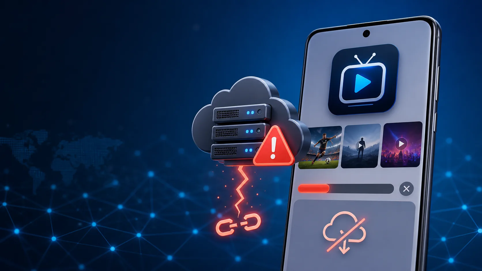 שגיאת שרת בגוגל פליי בהורדת נגן IPTV: מה אפשר לעשות