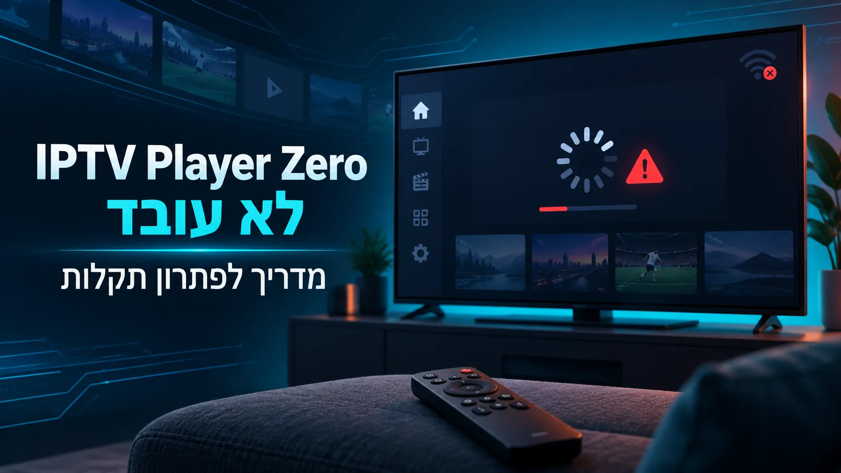 iptv player zero — IPTV Player Zero לא עובד: מדריך לפתרון תקלות