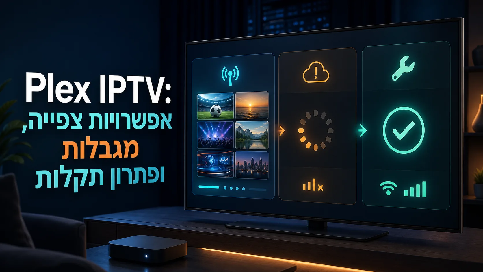 plex iptv — Plex IPTV: אפשרויות צפייה, מגבלות ופתרון תקלות